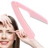 Generic Rasoio per sopracciglia, strumento pieghevole per la rimozione dei del viso, strumento professionale per la cura del viso, rasoio portatile per donne e principianti