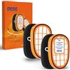 DEGG Filtro, Compatibile con Aspirapolvere Philips Speedpro Max, Max Aqua e Max Aqua Plus Serie 6000, 7000 e 8000, Filtro di Ricambio FC5005/01, Filtro Lavabile, Ricambi per Aspirapolvere, 2 PEZZI