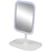 Urban Living Specchio cosmetico su piedistallo con illuminazione a LED 21 x 16,5 x 30 cm