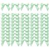 MORSUNBELA Fiocchi Decorativi Piccoli Fiocchi di Nozze Rosa Piccolo Regalo per Compleanno Comunione San Valentino Decorazione 50 Pezzi Verde Chiaro