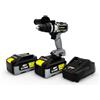 Rodcraft RC9042K4 - Set di attrezzi, 1 trapano a batteria RC9042, fino a 13 mm, 500-2000 giri/min, luce LED, con 2 batterie da 4 Ah, 1 caricabatterie, 1 custodia in tessuto