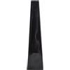 VANTOBEST Piccolo vaso quadrato in ceramica per fiori a stelo singolo, vaso nero, moderno, decorativo per la casa, centrotavola floreale per matrimoni e ufficio (nero)