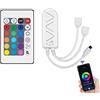 WOWLED Wireless Smart WiFi Controller per 5050 luci LED RGB, compatibile con Alexa, Magic Home, sistema Android e iOS Controllo APP per telefoni cellulari con funzione di temporizzazione 5-24V