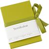 Semikolon 370019 Leporello Classico 12,2 x 17,7 cm - 14 foto 10 x 15 cm - Album fotografico a fisarmonica - matcha verde chiaro