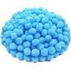 TOAOB THE ONE AND ONLY BABY TOAOB 300 pezzi Pom Poms per Lavoretti Blu 2cm Mini Pompon Piccoli Pon Pon per Decorazione Festiva Artigianato Creativi Fai Da Te Cucito