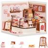 Rolife Super Creator Model Kits Dollhouse, Kit Casa in Miniatura Fai da te Con Luce, Adatto Per la Decorazione Della Scrivania di Casa, Regalo di Compleanno di Natale per Adulti (Tasty Cake Shop)