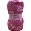 hermet Barbie, Coperta Plaid Divano Letto Morbita, Soft touch, 130x160, Rosa, Prodotto Ufficiale, Cameretta Bimba
