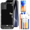LADYSON LCD Schermo per iPhone 12 PRO Max Sostituzione Schermo A2342, A2410, A2412, A2411 LCD Display Touch Screen digitalizzatore Kit di Riparazione con Strumenti (6,7,Nero)