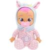 IMC TOYS CRY BABIES Tiny Cuddles Newborn Jenna, Bambola di Peluche con Pigiama di Pegasus, Può Sedersi e Piangere Lacrime Vere, Giocattolo Regalo per Bambini e Bambine dai 18 Mesi in su