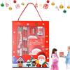 Generico Set di gomme da matita natalizie, set di cancelleria per la scuola di Natale - Set di 6 set di cancelleria natalizia - Bomboniere alla moda per la scuola di Natale, simpatici articoli di cancelleria f