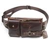 Hebetag Xieben Marsupio/Tela in Pelle Per Uomo Donna Slim Fanny Shoulder Pack Outdoor Viaggi Sport Ciclismo Escursionismo Equitazione Camping Caccia Bum Pouch Casual