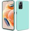 HS Products HSP Cover per Xiaomi Redmi Note 12 Pro 4G - Opaca, Antiurto & Perfettamente Aderente | Custodia in Silicone TPU Colorato con Protezione Fotocamera, Anti-Impronte & Antipolvere - Verde