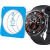 Funrae Pellicola Vetro Temperato per OnePlus Watch 3 47mm/Oppo Watch X2 con Kit di Installazione, [4 Pezzi] Ultra Trasparente Durezza 9H Protezione Schermo Senza Bolle Pellicola Protettiva