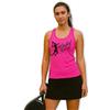 Vestipassioni Completo Padel Donna 2 Pezzi - Canotta Sportiva Traspirante con Taglio Olimpionico + Gonna Pantaloncino - Leggero, Morbido, Personalizzabile con Nome (Fuxia, L)