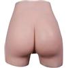 HmtAfro Silicone Panties Donne Butt Lifter Hip Pads Enhancer Shaper Crossdresser (IT, Testo, Taglia Unica, Regular, Regular, Bianco Avorio)