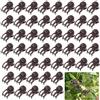Granmagazz 50 PCS Orchidee,Pomodoro Verdure Clip, Piccole mollette per Fiori riutilizzabili,per Piante da Giardino,Clip in plastica per Piante e Piante,Clip di Supporto per Piante