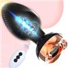 Generico Plug Anale-Dilatatore Donna Vibratoreper Uomo Professionale Vibratore con Telecomando Vibratoriper Donne Wireless Dildo Anale Sexytoysys Coppia Plug Analesex Toy Sex Toys Sessuali per Donne USB-B818