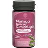 RedMoringa Integratore Cimicifuga Menopausa con Moringa BIO e Estrogeni Naturali contro le Vampate di Calore | Formula Menopausa Avanzata | Isoflavoni di Soia, B12, D3, B6, Salvia | 180 Capsule Veg. - RedMoringa