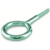 Suki.International 6175009 - Vite ad anello, filettatura in legno zincata, 25 x 12 x 3,8 mm