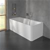 Villeroy & Boch Subway 3.0 vasca da bagno ad angolo, con pannello laterale, UBQ180SBW9CL00V-RW, Subway 3.0 stone white [Vasche da Bagno > Vasche da Bagno a Parete]