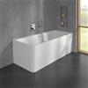 Villeroy & Boch Subway 3.0 vasca da bagno ad angolo, con pannello laterale, UBQ180SBW9CR00TVRW, Subway 3.0 stone white [Vasche da Bagno > Vasche da Bagno a Parete]