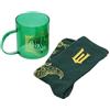 Paladone Wicked Movie - Set regalo con tazza e calzini in vetro con licenza ufficiale Disney per i fan malvagi, tazza verde colorata Defy Gravity e calzini alla caviglia Cozy Emerald City
