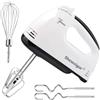 Showvigor Sbattitore Elettrico Portatile - 7 Velocità Miscelatore da Cucina Fruste Elettriche con 5 Accessori in Acciaio Inossidabile Frusta per Frustare la Miscelazione dei Biscotti Torte, Cucina, Cottura