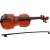TOYANDONA 1set Decorativo Di Violino Realistico Per Foto Adornamenti Giocattolo Musicale Per Strumento Educativo Per Principianti Colore Marrone Scuro Ottimo Per Regali Festività