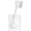 ZHXMALL Supporto per soffione doccia senza foratura, supporto per doccia ad angolo, regolabile, supporto per doccia, supporto da parete per bagno, bianco