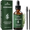 HHEETTT Olio Essenziale Di Rosmarino Per La Crescita Dei Capelli,Previene la Caduta Rinforzante,100% Puro Biologico Per Sopracciglia E Ciglia Hair Growth,30Ml