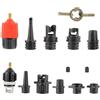 CDDCWZ Adattatore per Pompa Valvola SUP Gonfiabile SUP Compressore con 9 Bocchettini, Adattatore per Pompa dell'Aria per Paddle Board, Canoe, gommoni, Kayak, Letti gonfiabili