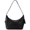 The Sak Borsa Hobo da donna Kendra in Pelle Timeless Elevated Silhouette Soft Supple Handmade Sostenibilmente, Nero Ii, Taglia unica US, Nero II, Taglia unica