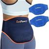 LotFancy Cuscinetti Refrigeranti per Schiena con Chiusura in Velcro, 20 x 33 cm, 2 Grandi Gel di Raffreddamento per Dolori Muscolari, Riutilizzabili a Freddo Caldo Impacco per Alleviare il Dolore