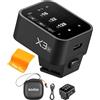 Godox X3-N Flash Trigger E-TTLII 2,4 GHz Senza Fili con Schermo OLED, X3-N Rechargeable (Typ-c), Godox Xpro-N Modello Migliorato