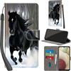 PHINIENLAND Cover per Samsung Galaxy A12 / M12 / F12 Case PU Pelle Custodia [Kickstand] [Chiusura magnetica] [Slot per Schede], Portafoglio Flip Custodia per Samsung A12,Neve
