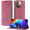 XINYEXIN Custodia per Oppo A5 Pro 5G 4G, Cover a Libro in Pelle PU con Blocco RFID, Slot per Carte, Supporto, Protezione Completa Antiurto - Rosso