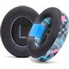 WC FreeZe NC700 - Cuscinetti auricolari in gel rinfrescante per cuffie Bose Noise Cancelling 700 | Tessuto sportivo traspirante, gel rinfrescante, extra spesso e più fresco | 90's Black