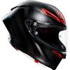 AGV - Casco AGV - Casco Pista GP RR E2206 Intrepido Matt Carbon / Nero / Rosso