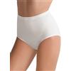 Cotonella - 12 Slip Donna Maxi Vita Alta 3941 - Bianco, 4