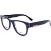 DSQUARED2 D2 0048 Occhiali, Blue Black, 51 Uomo, Blu nero