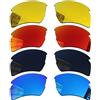 Acefrog 4 paia di lenti polarizzate di ricambio per occhiali da sole Oakley Flak 2.0 XL OO9188, si adattano perfettamente, infrangibili, antigraffio, confezione risparmio, multicolore, Taglia unica