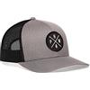 HAKA H4.0 Cappellino da Baseball, Toppa Nera-Cappello Grigio e Nero, Taglia Unica Unisex-Adulto