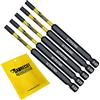 SabreCut 5 x SabreCut SCTP2789_5 89mm T27 TX27 Torx Set di punte per cacciavite a impatto magnetico di sicurezza antimanomissione per impieghi gravosi compatibile con Dewalt Milwaukee Bosch Makita e altro