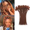 QIDESHENG 12 Inch Dreadlock Extensions Synthetic Hair 30Strands 0.8 Width Handmade Dreads Hair Extensions Reggae Braids Locs Synthetic Hippie Single Ended Dreads for Women/Men/Kids (30#, 12inch)