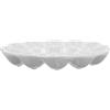 HOLIDYOYO Vassoio per Uova con Design Scomparti per Uova Diavolate Portauova Decorativo per Buffet e Servizio Facile Riutilizzabile