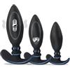 SNOWSEXY Plug Anale Set Butt Plug Anale-dilatatore Donna Sex Toys Buttplug in Silicone Anal Sesso Giocattoli Anale con Sfera in Acciaio Integrata Giocattoli Anali Sexytoysys per Uomino Donne Coppie