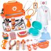 EFO SHM Valigetta Dottore Bambini, Con Stetoscopio Realistico, 33 Pezzi kit Dottoressa Bambina e Bambino, Giochi di Ruolo Giochi Montessori 3 4 5 6 Anni (2)