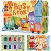 TLHWIN Libro delle attività per Bambini, Tema Veicoli e Città, Libro Educativo con Illustrazioni Colorate, Gioco Interattivo.Adatto a Bambini e Bambine di 2 Anni
