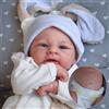 Zero Pam Bambole Reborn Tutta In Silicone-47CM bambolas Reborn Maschio Bambole Che Sembrano Vere Bambolotto Neonato Vero Con Ciuccio