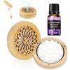 Henjunu Diffusore di Oli Essenziali Pietra + Olio Essenziale di Lavanda